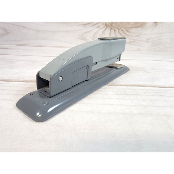 Vintage Swingline 415 Office Stapler Tacker Gray Made in USA - Picture 6 of 13